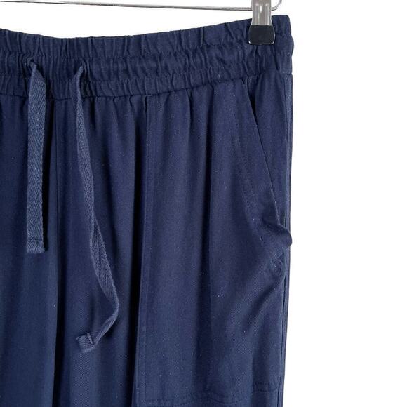 Splendid Pull-on Knit Jogger in Navy Blue High‎ Rise Drawstring Waist, Small - Picture 4 of 11